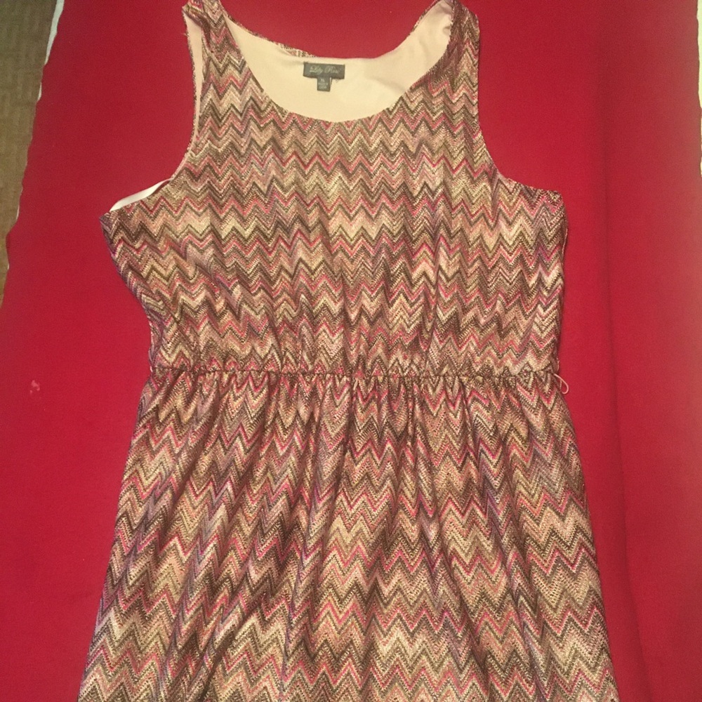 Ladies top or short dress elastic waist stylish